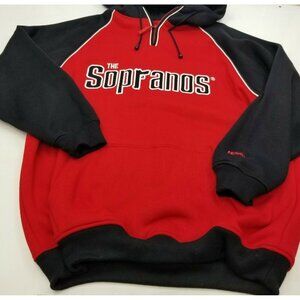 Vintage Sopranos Hoodie made for HBO color red size XL